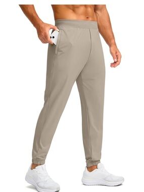 Men's Athletic Jogger Pants Carbon Dust Size 28S